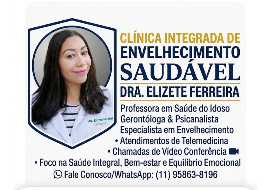 especialista em velhecimento e suporte aos  familiares 
